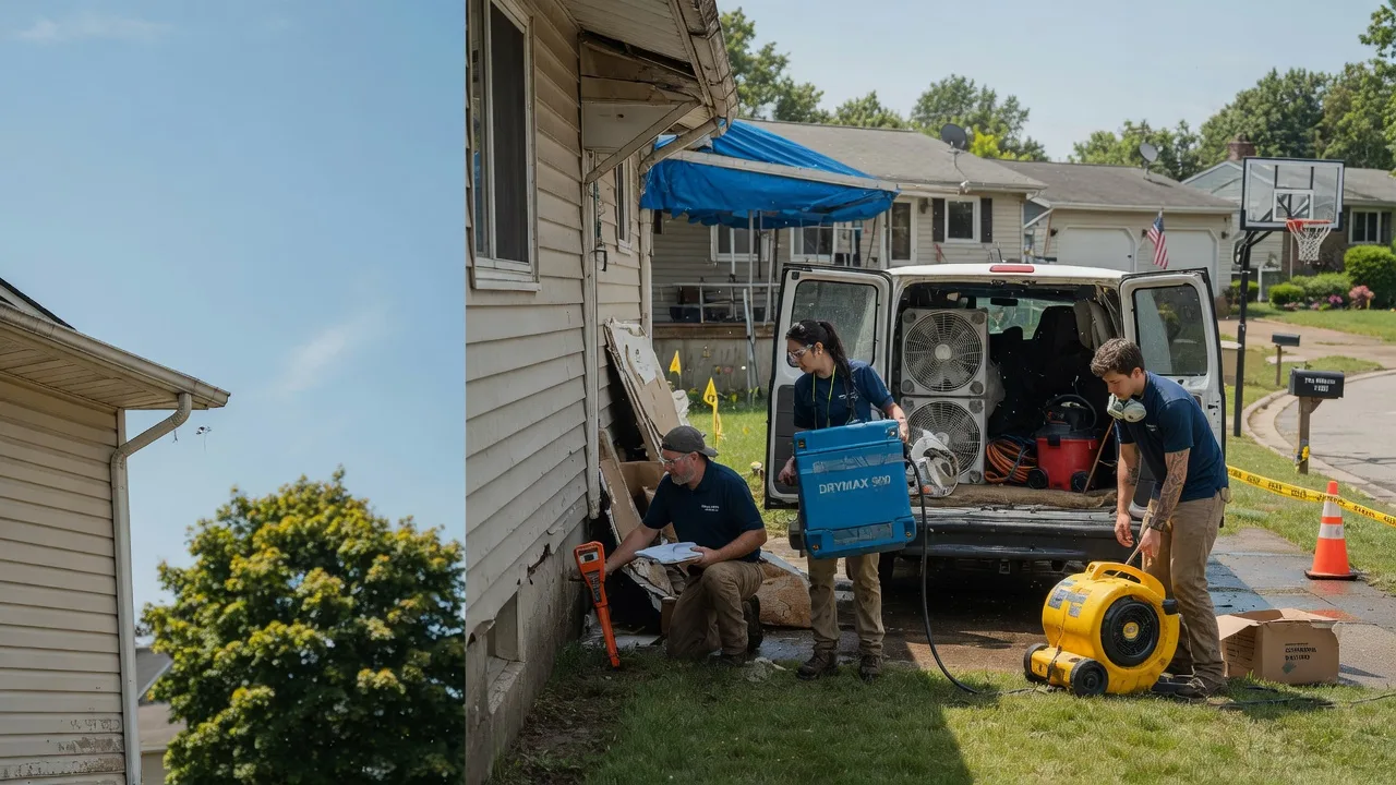 Ceiling Leak Cleanup in Reedsville, OH near me